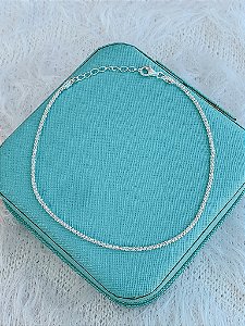 Tornozeleira de Prata Pipoca