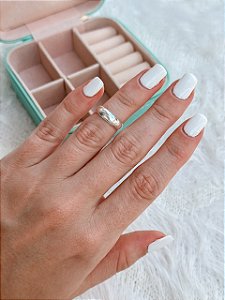 Anel de Prata Falange Liso Regulável