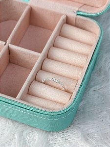 Anel de Prata Zircônias