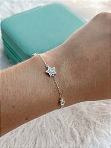 Pulseira de Prata Estrela Tiffany