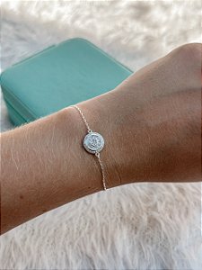 Pulseira de Prata Pizza