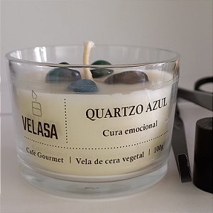 Vela CRISTAL QUARTZO AZUL 100g