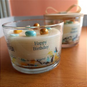 Vela Happy Birthday - EDIÇÃO ANIVERSÁRIO 100g