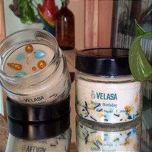 Vela Happy Birthday EDIÇAO ESPECIAL 140g