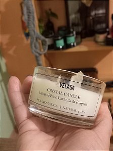 Vela de Cristal LARANJA PÊRA E LAVANDA DA BULGÁRIA 150g