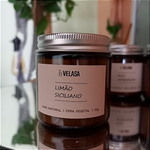 Vela Perfumada Vintage LIMÃO SICILIANO 70g