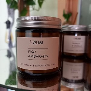 Vela Perfumada Vintage FIGO AMBARADO 70g
