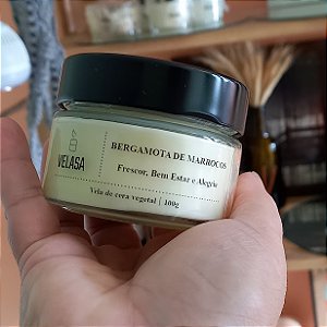 Vela Aromática BERGAMOTA DE MARROCOS 100G