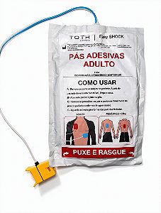 Pás para Desfibrilador Toth Lifecare
