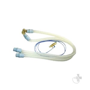 Circuito Adulto de Silicone para Ventilador Takaoka com Sensor de Fluxo e Linha Proximal