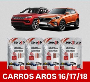 KIT 4 Selante para Pneu Zero Furo Sachê 800ml