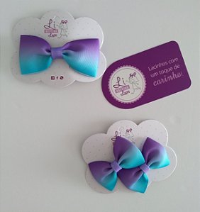 Kit Decorado Roxo com Azul