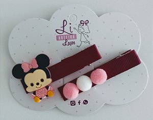 Hair Clips Minnie Baby