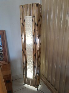 Luminária Bambu "UMA PRONTA ENTREGA "