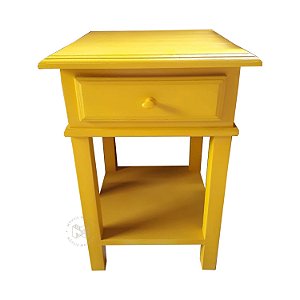 Mesa de Cabeceira Amarelo "DUAS PRONTA ENTREGA"