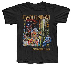Iron Maiden - Camiseta - Somewhere In Time 