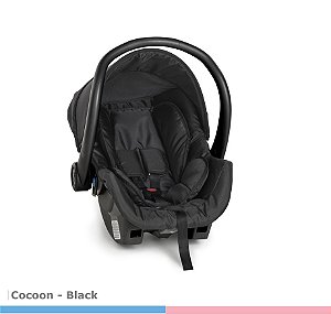 Bebe Conforto Cocoon Ref 8181 Preto Grafite Rosa Pe De Ouro Czs