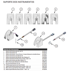 Suporte de instrumentos - Olsen - Vista