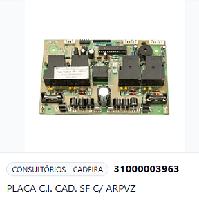 PLACA C.I. CAD. SF C/ ARPVZ