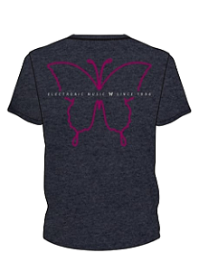 Camiseta XXXPERIENCE Butterfly - Cinza Chumbo