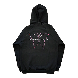Moletom XXXPERIENCE Butterfly - Preto
