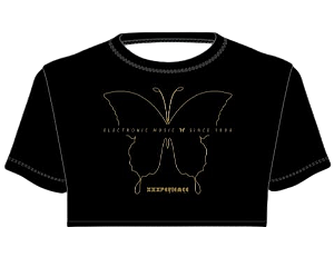 Camiseta Feminina Cropped XXXPERIENCE - Preta