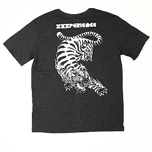 Camiseta XXXPERIENCE Panther Costa - Chumbo Mescla Preta