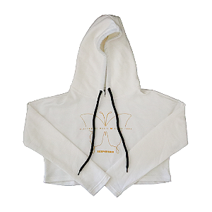 Moletinho Feminino Cropped XXXPERIENCE Butterfly