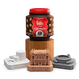 Café Cajubá Exportação + Miniaturas dos Monumentos de Uberlândia