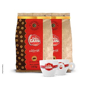 Combo Cajubá Blend Essencial + Xícaras