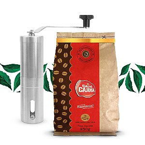 Kit 1 Cajubá Essencial Grãos 250g + 1 Moedor