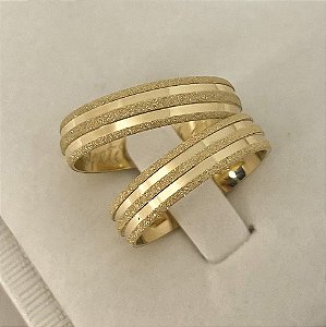 Aliança de Casamento Ouro 18k Chade