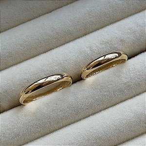 Aliança de Casamento Ouro 18k Mendoza