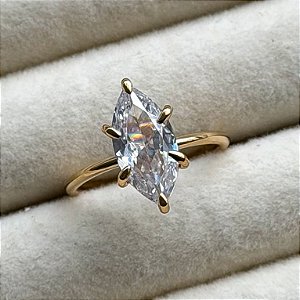 Anel de Noivado Ouro 18k Islândia