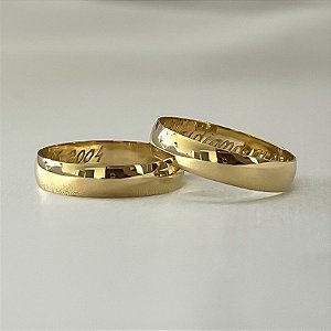 Aliança de Casamento Ouro 18k San Diego