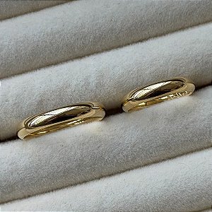 Aliança de Casamento Ouro 18k Egito