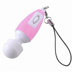 Chaveiro Vibrador Mini Varinha Mágica - Rosa