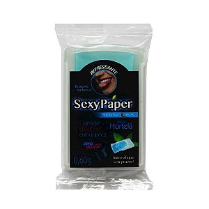 Sexy Paper Lâminas Refrescantes Hortelã Zero Açúcar
