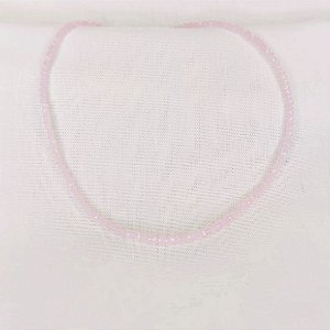 Choker Cristais Rosa Claro