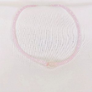 Choker de Cristais Rosa Claro e Quartzo rosa