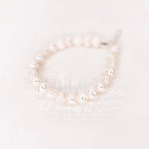 Pulseira Pérolas Naturais Barrocas M