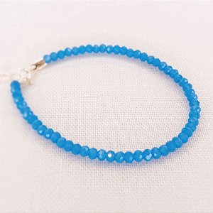 Pulseira Cristais na Cor Lilás
