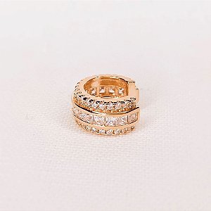 Piercing Fake Cravejado Gold