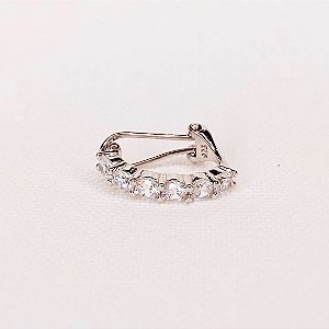 Piercing Fake Pressão Cravejado
