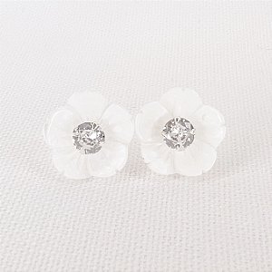 Brinco Flor de Madrepérola G