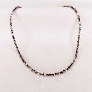 Choker de Hematitas Facetadas