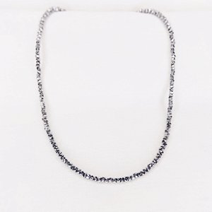 Choker Hematitas Facetadas
