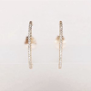 Ear Hook Line Cravejada Gold