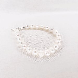 Pulseira de Pérolas Moeda Naturais