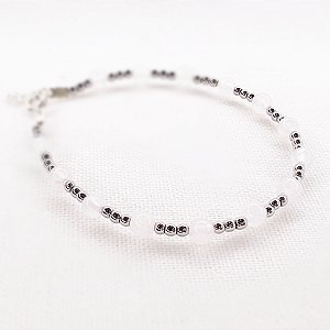 Pulseira de Hematitas e Esferas de Quartzo Rosa